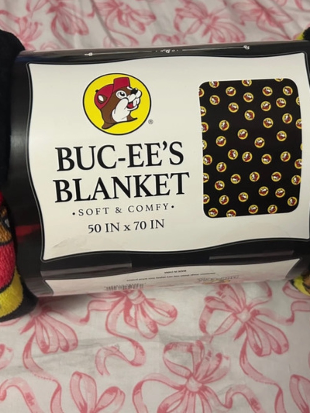 Buc-ee’s Black Logo Throw Blanket - Soft & Cozy